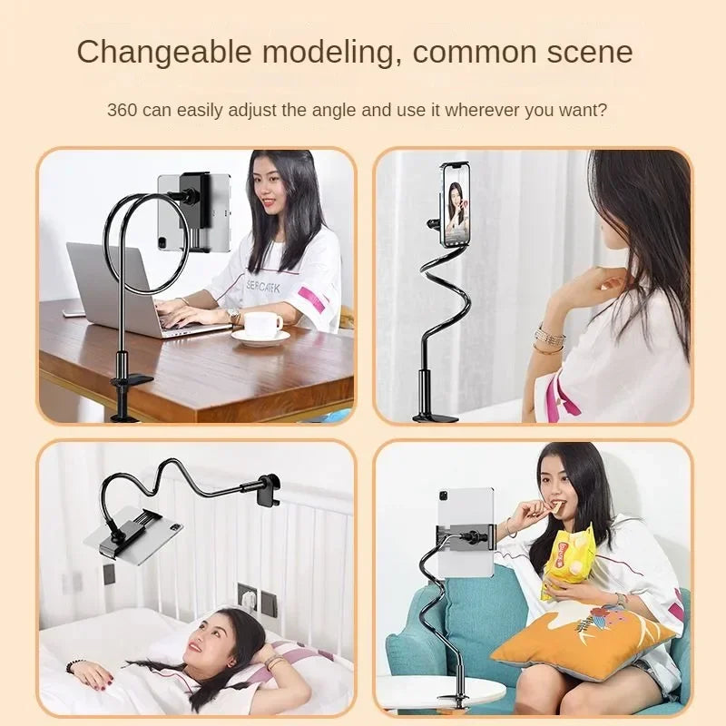 Soporte Universal para teléfono móvil, soporte Flexible para perezosos, Clip ajustable para teléfono móvil, soporte de montaje de escritorio para cama en casa, soporte para teléfono inteligente