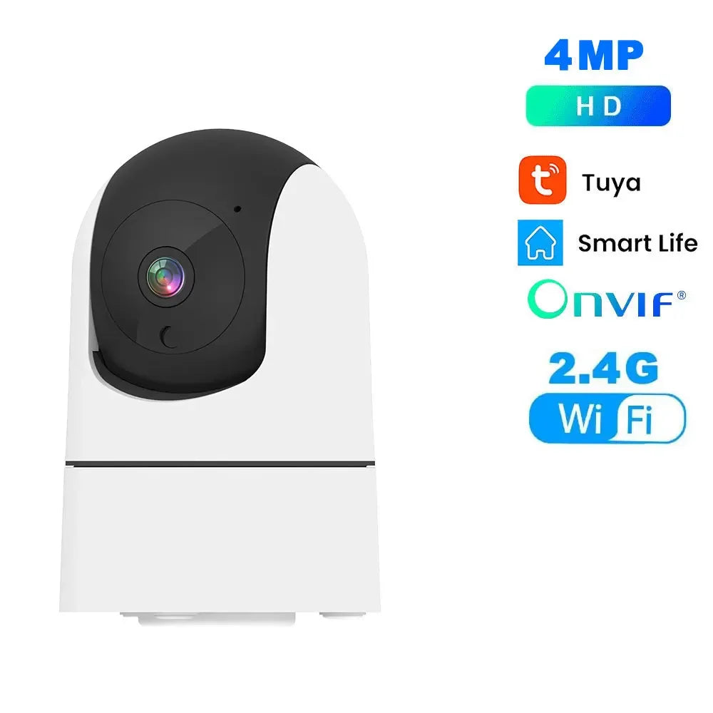 Cámara IP Tuya 5G WiFi para interiores, cámara de vigilancia de seguridad inalámbrica de 6MP, seguimiento automático, Monitor de bebé, visión nocturna IR, cámara con Zoom 6x