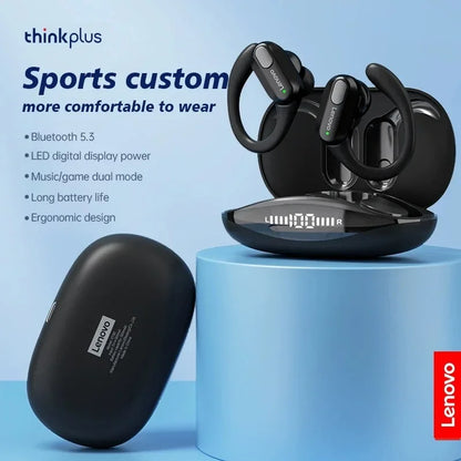XT80 auriculares inalámbricos Bluetooth 5,3 auriculares verdaderos con micrófono Control de botón reducción de ruido ganchos para las orejas auriculares impermeables