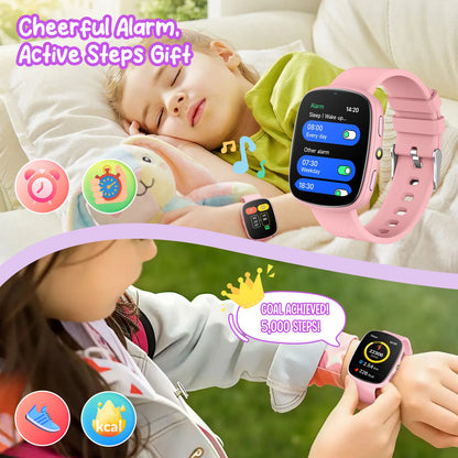 2026 Games for Kids Smartwatch 1.83'' HD Screen Camera 22 Interesting Games Sleep Monitor Alarm Clock Calculator Kids Watch Gifts