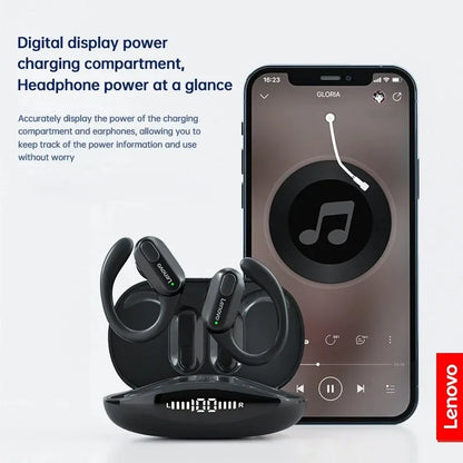 XT80 auriculares inalámbricos Bluetooth 5,3 auriculares verdaderos con micrófono Control de botón reducción de ruido ganchos para las orejas auriculares impermeables