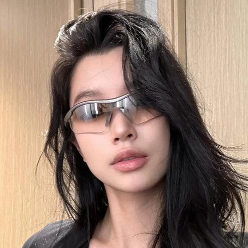 Gafas de deportivas para hombre y mujer, lentes de Ciclismo de una pieza, a prueba de viento, a la moda