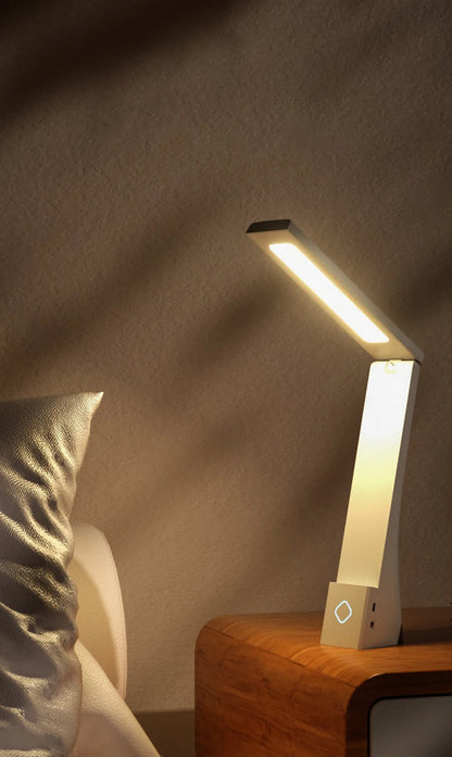 Lámpara de escritorio Led, luces de mesa plegables con carga y taponamiento, protección ocular, lámpara de escritorio de aprendizaje, accesorio de iluminación para dormitorio y mesita de noche