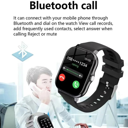 Reloj Inteligente VIVO para Android y iPhone, Pantalla HD de 2.01 Pulgadas, Responde y Realiza Llamadas, Vista Previa de Mensajes, Modos Deportivos, Esfera Personalizable, Pronóstico del Tiempo