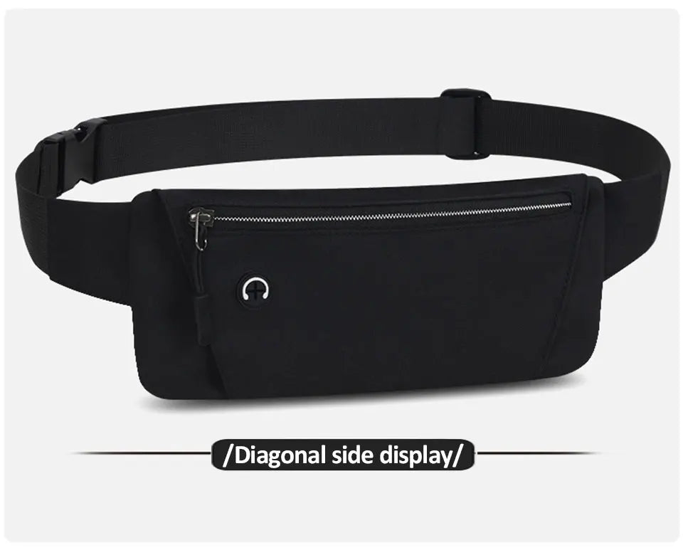 Running Waist Pack, Sport Belt Bag, Cell Phone Pouch, Lightweight Fanny Pack for Men and Women, Gym Sport Bag, Waist Pouch with Adjustable Strap