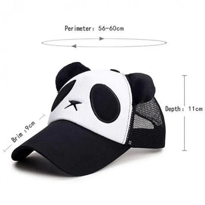 Gorras de béisbol de Panda bonitas de verano para hombres y mujeres, Gorras Snapback de algodón de Hip Hop, protección solar para niños y niñas, Gorras para exteriores, triangulación de envíos