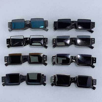 Gafas de sol cuadradas Punk Y2K 2026 marca de lujo, gafas de sol Retro Steampunk para mujer, gafas de sol para exterior UV400