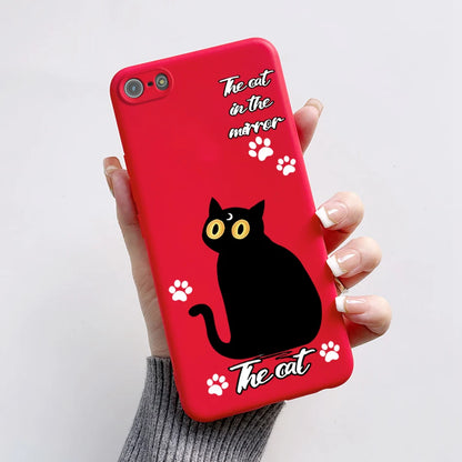 Para iPhone 5 5S Funda lindo oso dibujos animados Rana pintado Funda suave para iPhone SE 2016 2020 2022 SE2 Funda de teléfono de silicona Coque Funda