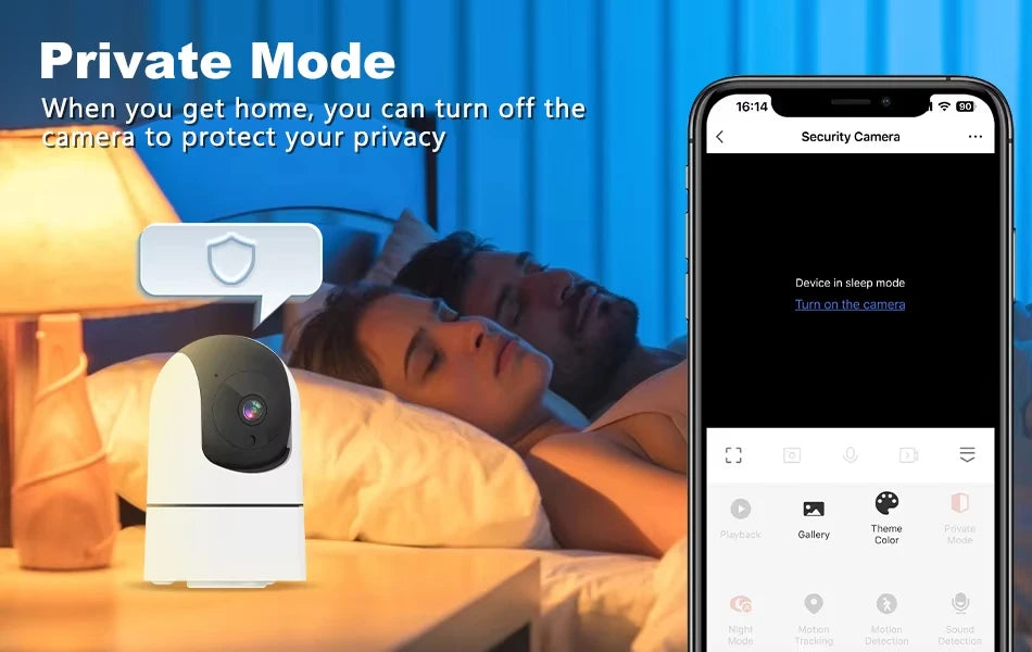 Cámara IP Tuya 5G WiFi para interiores, cámara de vigilancia de seguridad inalámbrica de 6MP, seguimiento automático, Monitor de bebé, visión nocturna IR, cámara con Zoom 6x