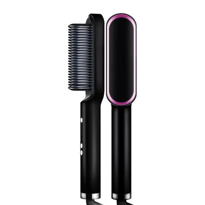 Plancha de pelo multifuncional para el cuidado Personal, alisador de pelo profesional de calentamiento rápido, peine caliente eléctrico