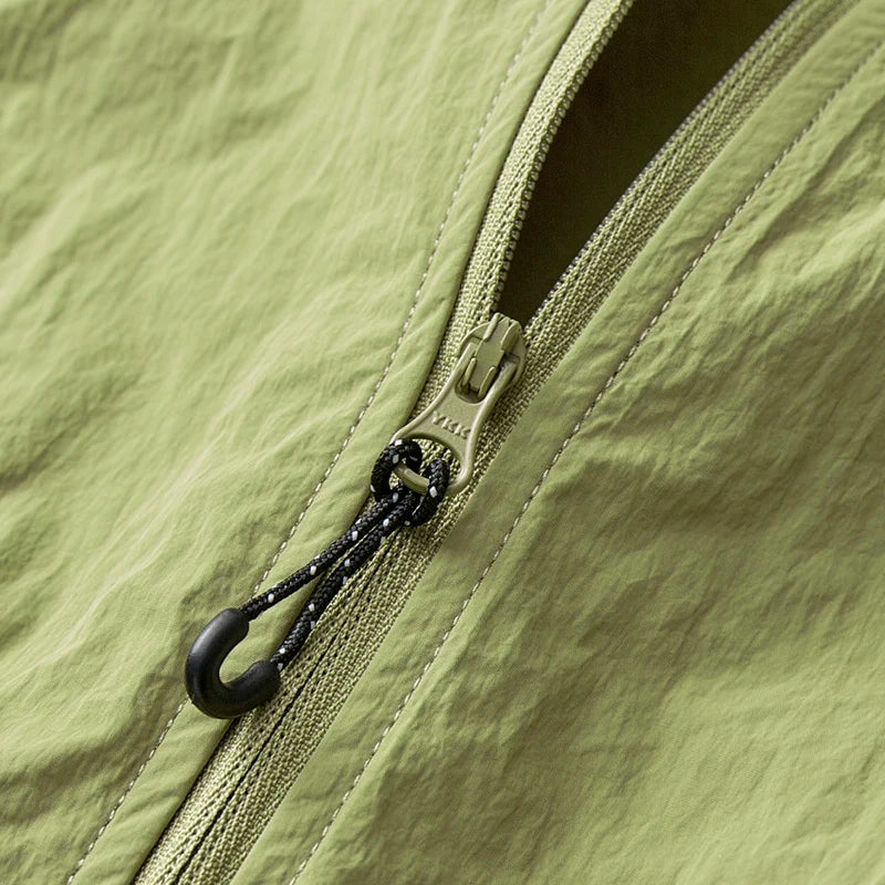 EUMERGX-Chaqueta impermeable para hombre y mujer, cortavientos con protección solar para pesca, escalada, senderismo, abrigo ligero para lluvia, unisex, para verano