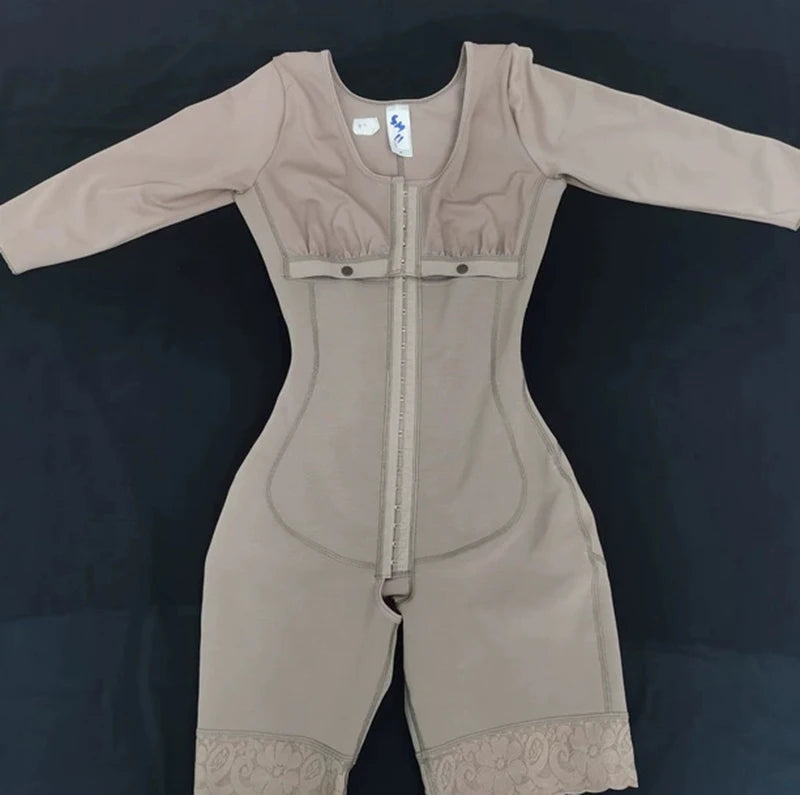 Fajas Colombianas Fajas moldeadores de cuerpo completo Control de barriga corsé poscirugía ropa moldeadora de alta compresión monos entrenador de cintura