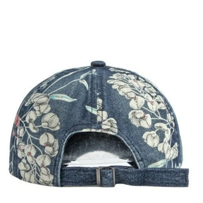 LDSLYJR-gorra de béisbol vaquera con estampado de flores para hombre y mujer, gorro ajustable con Cierre trasero, para exteriores, Primavera, 170