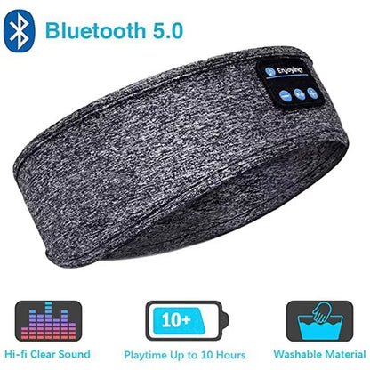 HOMEFISH BT auriculares deportivos diadema para dormir auriculares inalámbricos elásticos música máscara de ojos auriculares inalámbricos con Bluetooth diadema