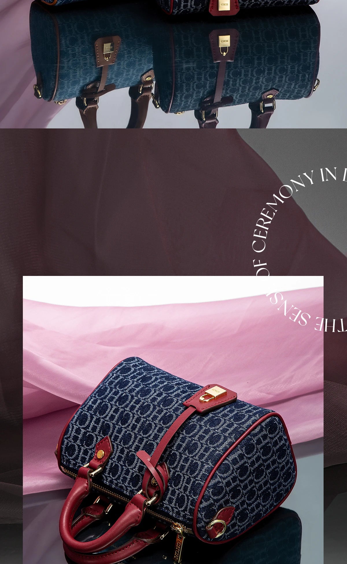Bolso de hombro para mujer, nuevo bolso de almohada empalmado de vaquero, bolso informal de fiesta para mujer