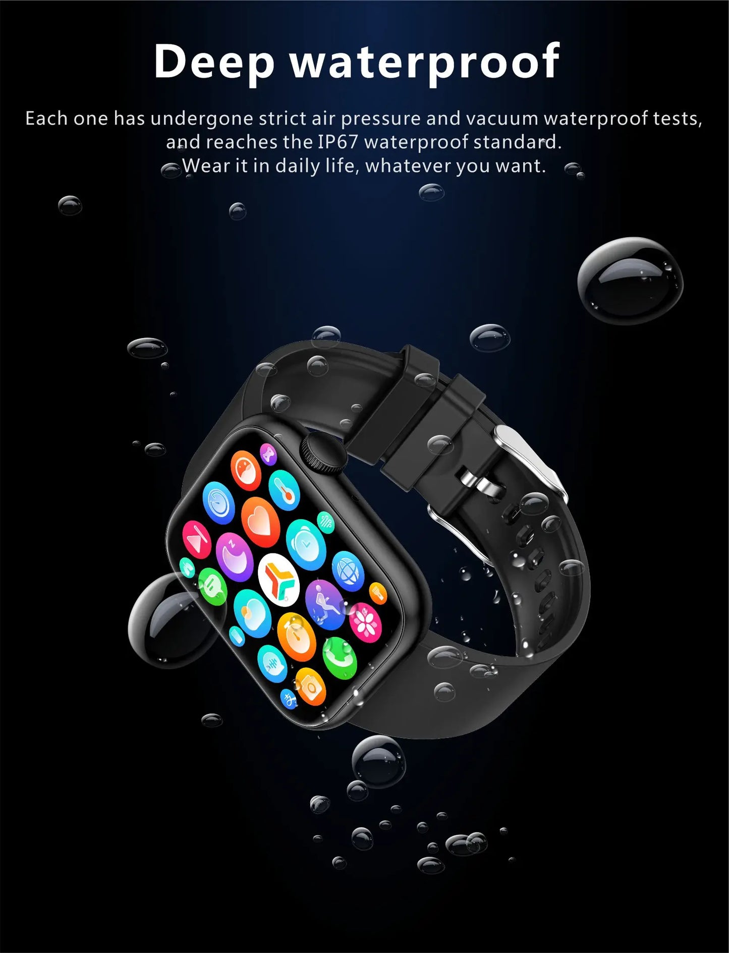 Reloj inteligente LIGE para Mujer, pantalla completamente táctil, llamada Bluetooth, relojes impermeables, rastreador deportivo de Fitness, Reloj inteligente para Mujer
