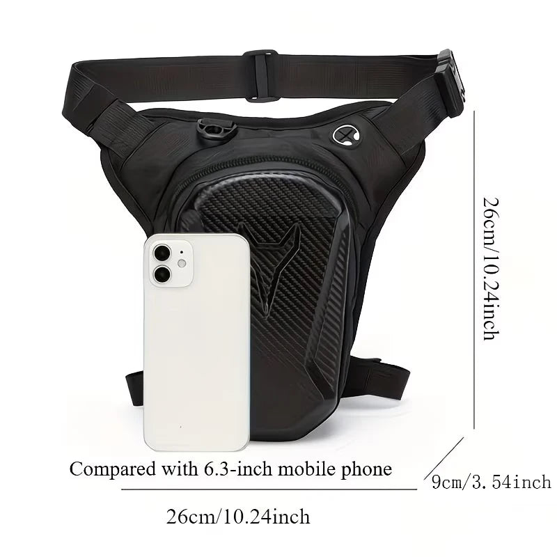 Bolsa de Pierna Impermeable para Moto, Riñonera Cruzada para Motociclista, Bolsa de Muslo para Motocross, Equipo de Moto para Hombre y Mujer