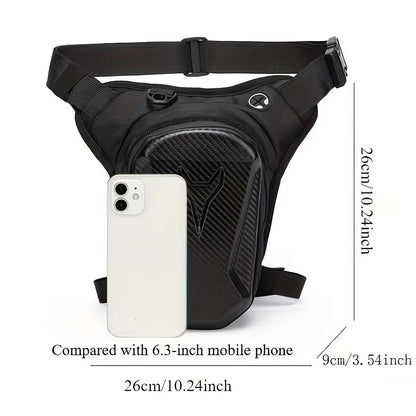 Bolsa de Pierna Impermeable para Moto, Riñonera Cruzada para Motociclista, Bolsa de Muslo para Motocross, Equipo de Moto para Hombre y Mujer