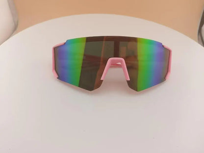 Gafas de ciclismo para niños, gafas para montar para niños y niñas, gafas a prueba de viento a la moda para exteriores, gafas resistentes a los rayos UV