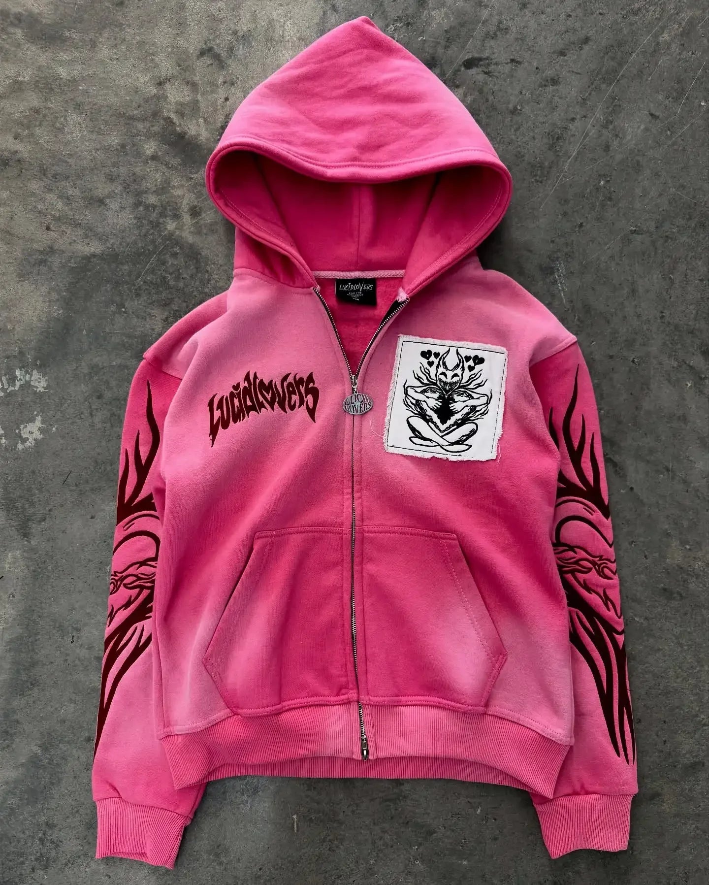 Y2K nueva versión coreana de estilo universitario Spice Girl cremallera Sudadera con capucha mujeres Harajuku Casual suelta polar grueso sudadera Punk Sudadera con capucha