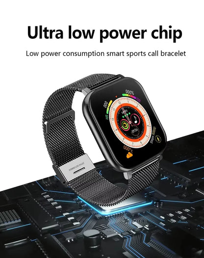 Reloj Inteligente VIVO para Android y iPhone, Pantalla HD de 2.01 Pulgadas, Responde y Realiza Llamadas, Vista Previa de Mensajes, Modos Deportivos, Esfera Personalizable, Pronóstico del Tiempo