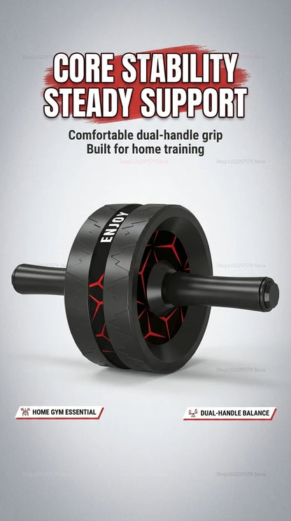 Equipo Mejorado para Ejercicios Abdominales y de Core, Rueda Abdominal para Entrenamiento de Fuerza de Cuerpo Completo con Accesorio de Soporte para Rodillas