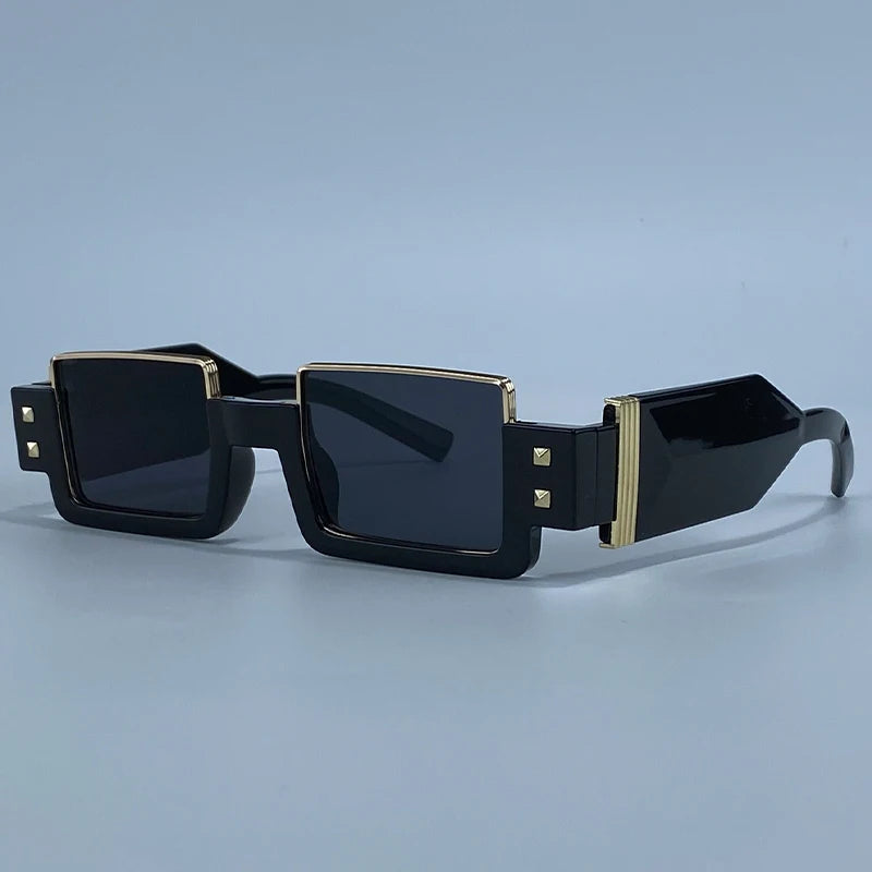 Gafas de sol cuadradas Punk Y2K 2026 marca de lujo, gafas de sol Retro Steampunk para mujer, gafas de sol para exterior UV400