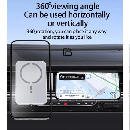 Magnetic Wireless Car Charger, Air Vent Phone Holder, 100W, for MagSafe iPhone 16, 15, 14, 13, 12 Pro Max, XS, 11, Fast Charging Pad
