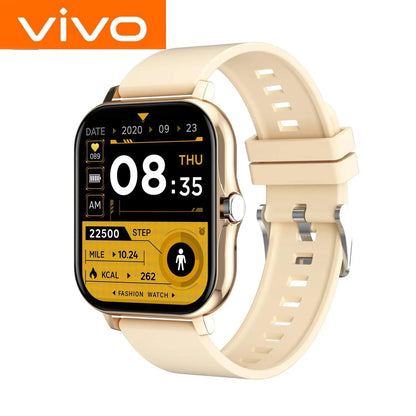 Reloj Inteligente VIVO para Android y iPhone, Pantalla HD de 2.01 Pulgadas, Responde y Realiza Llamadas, Vista Previa de Mensajes, Modos Deportivos, Esfera Personalizable, Pronóstico del Tiempo
