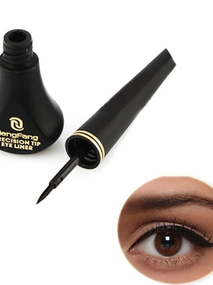 Delineador de ojos resistente al agua, líquido, cabeza dura, secado rápido, resistente al sudor, no florece, lápiz delineador de ojos de larga duración, cosméticos Maquiagem