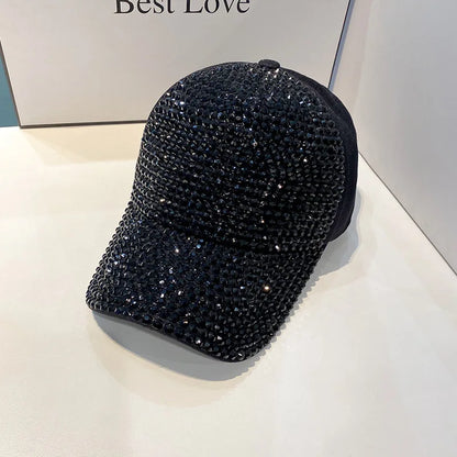 CNTANG gorra de béisbol de verano para mujer, gorras con diamantes de imitación para primavera y otoño, gorras de hip hop con personalidad a la moda para mujer, Snapback