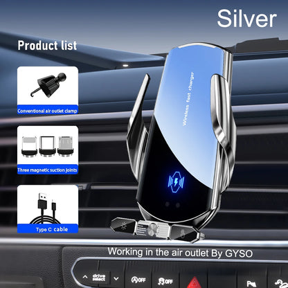 Soporte de teléfono para coche, cargador inalámbrico para iPhone 10, 12, 13, 14, 15 Pro Max, ventosa para parabrisas, salpicadero, ventilación de aire, estación de carga rápida