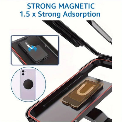 Soporte impermeable para teléfono móvil de motocicleta, bicicleta Universal, GPS 360 ° Soporte giratorio para teléfono
