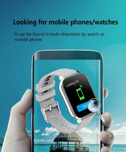 Reloj Inteligente VIVO para Android y iPhone, Pantalla HD de 2.01 Pulgadas, Responde y Realiza Llamadas, Vista Previa de Mensajes, Modos Deportivos, Esfera Personalizable, Pronóstico del Tiempo