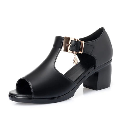 WOIZGIC, sandalias de PU para mujer, plataforma de verano, fresco, playa, tacón alto, punta abierta, informal, exterior, correa de pato ostentosa