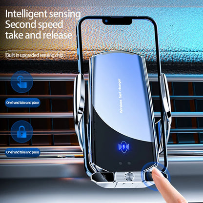 Soporte de teléfono para coche, cargador inalámbrico para iPhone 12, 13, 14, 15 Pro Max, ventosa para parabrisas, salpicadero, ventilación de aire, estación de carga rápida