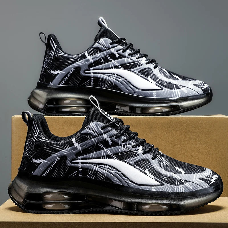 Zapatillas de baloncesto de moda para mujer y hombre, con amortiguación de aire, cómodas y antideslizantes, transpirables y que absorben los golpes, adecuadas para actividades al aire libre.