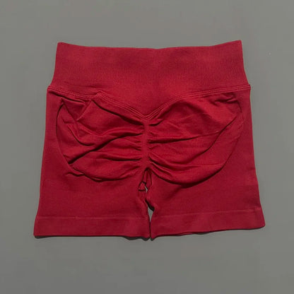 Shorts Deportivos HISTELLO Impacts de 4.5" para Mujer, Shorts de Ciclismo de Cintura Baja, Shorts de Gimnasio, Leggings de Yoga sin Costuras con Efecto Push-Up