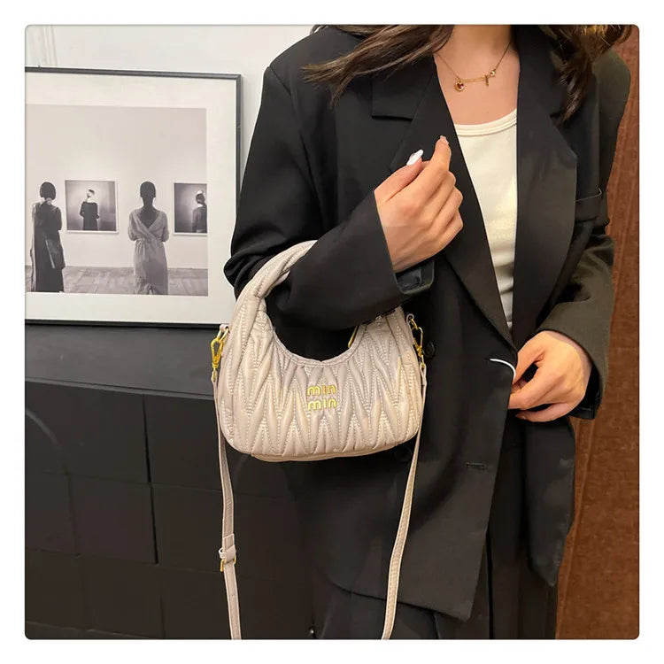 Bolsos cruzados de lujo ligeros para mujer, bolsos de moda para exteriores, bolso de hombro
