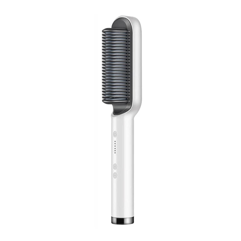 Peine de pelo liso profesional para mujer, cepillo de pelo liso portátil con revestimiento de cerámica, herramienta de peinado para salón, gran oferta