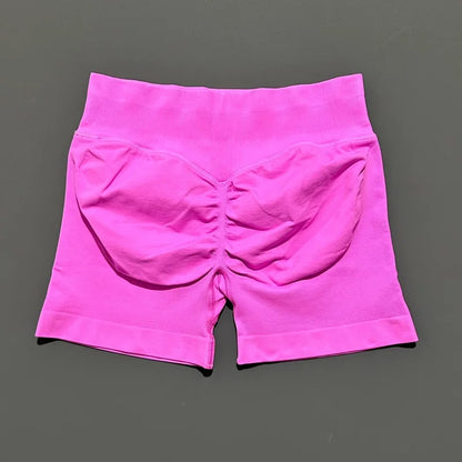 Shorts Deportivos HISTELLO Impacts de 4.5" para Mujer, Shorts de Ciclismo de Cintura Baja, Shorts de Gimnasio, Leggings de Yoga sin Costuras con Efecto Push-Up
