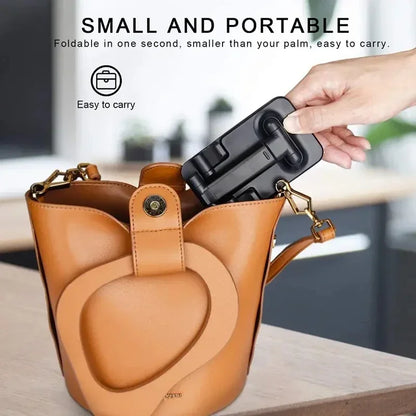 Desk Phone Holder for iPhone, iPad, Xiaomi, Adjustable Desktop Tablet Stand, Universal Mobile Phone Holder