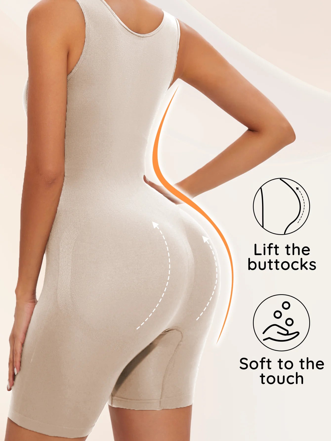 POKARLA Bodysuits sexys de cobertura total, faja moldeadora de muslos, mono moldeador de hombros anchos, faja sin costuras, adelgazante.