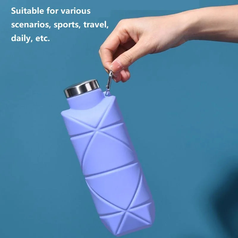 700ML Soft Water Bottle, Running Flask, Gourde, Silicone Running Water Bottle, YDSH05 Soft Flask