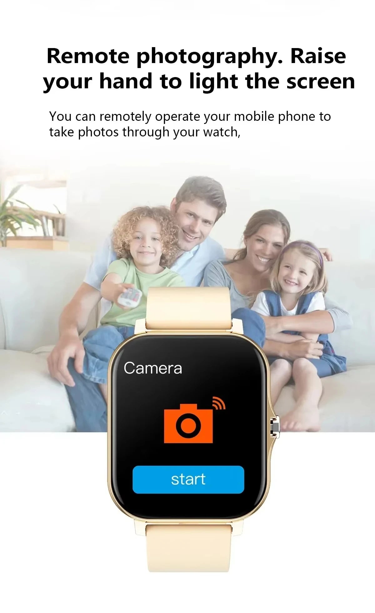 Reloj Inteligente VIVO para Android y iPhone, Pantalla HD de 2.01 Pulgadas, Responde y Realiza Llamadas, Vista Previa de Mensajes, Modos Deportivos, Esfera Personalizable, Pronóstico del Tiempo