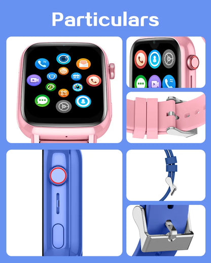 4G Smart Watch for Girls and Boys, GPS, WIFI, Video Call, SOS App, Download, Kids Smart Watch, Camera Monitor, Tracker, Location, Phone Watch