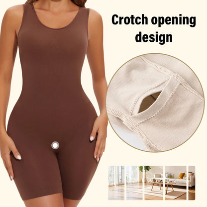 POKARLA Bodysuits sexys de cobertura total, faja moldeadora de muslos, mono moldeador de hombros anchos, faja sin costuras, adelgazante.