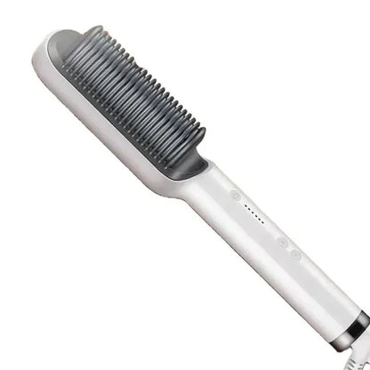 Peine de pelo liso profesional para mujer, cepillo de pelo liso portátil con revestimiento de cerámica, herramienta de peinado para salón, gran oferta