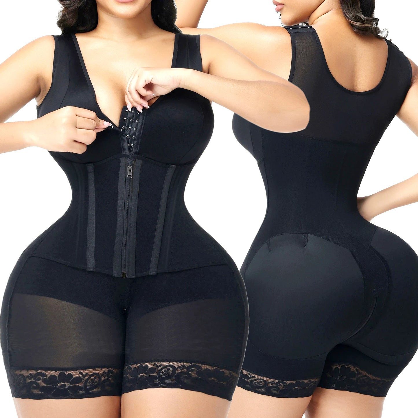 Fajas colombianas XXS Body Shapewear Control bragas alta compresión cintura entrenador corsé adelgazante vaina Body Shaper