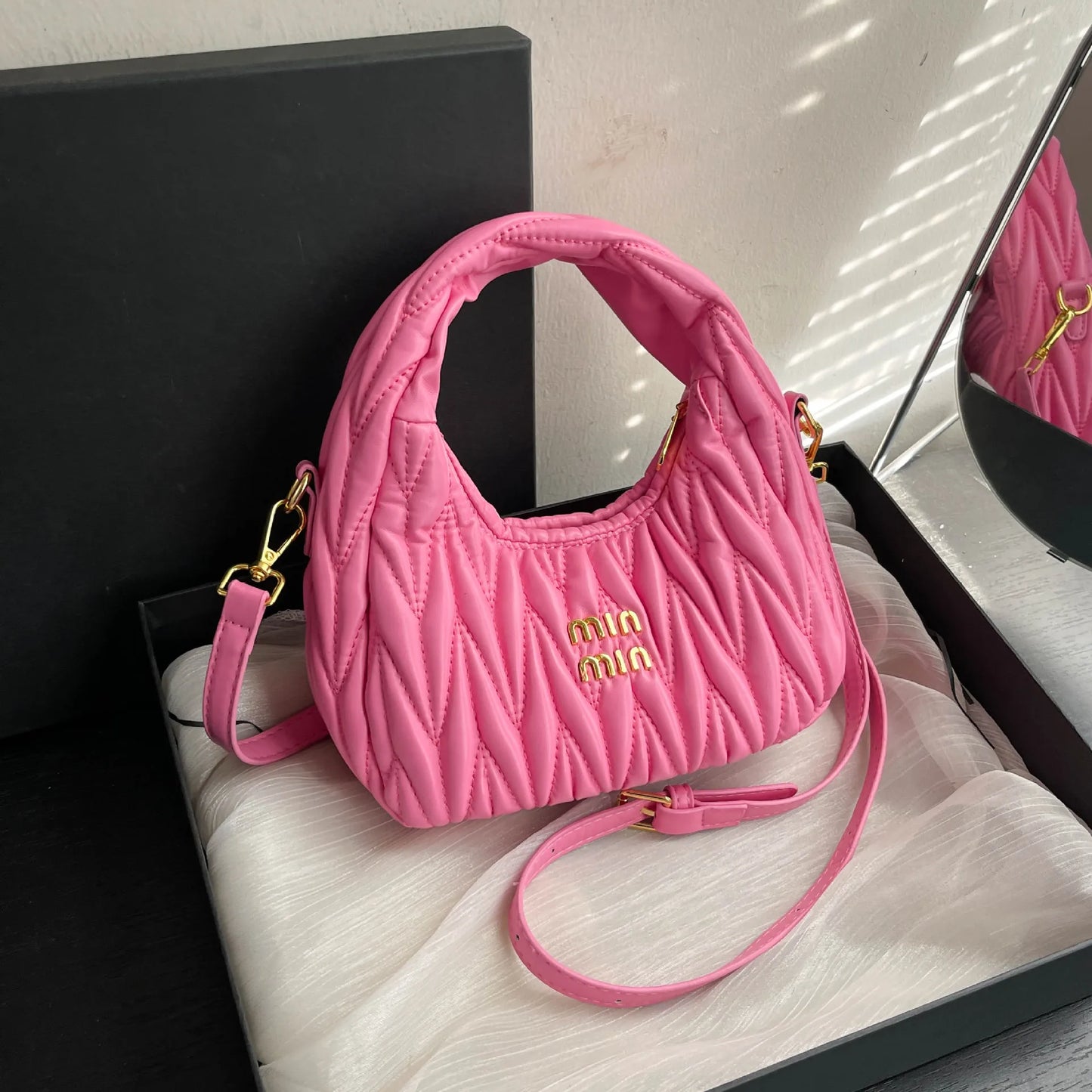 Bolsos cruzados de lujo ligeros para mujer, bolsos de moda para exteriores, bolso de hombro
